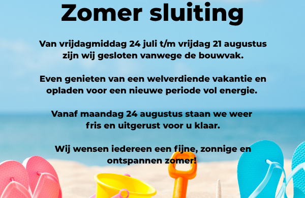 Zomer sluiting